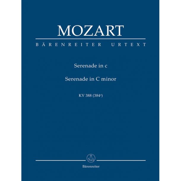 Serenade C Minor K388 Study score : f&uuml;r zwei Oboen, zwei Klarinetten, zwei H&ouml;rner und zwei Fagotte