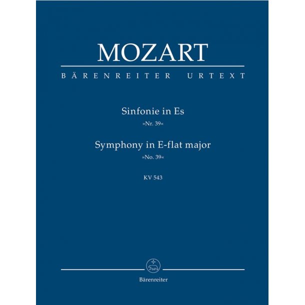 Symphony No. 39 Study Score
