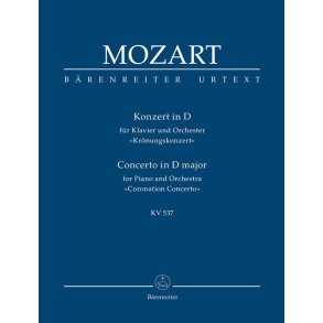 Concerto For Piano And Orchestra 26 KV537 : Coronation Concerto Study Score, Urtext edition
