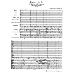 Concerto For Piano And Orchestra 26 KV537 : Coronation Concerto Study Score, Urtext edition
