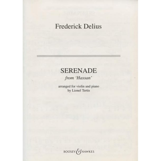 Serenade : aus Hassan