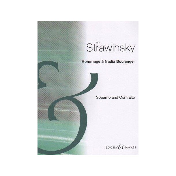 Hommage &agrave; Nadia Boulanger