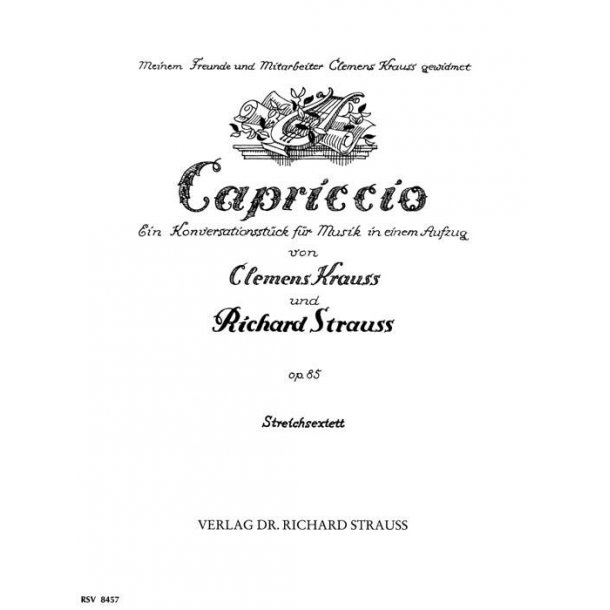 Capriccio Op. 85 : Sextett Prelude