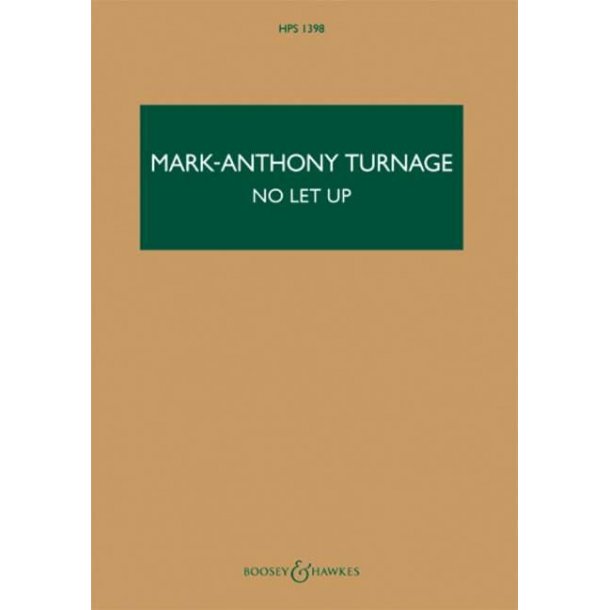 No Let Up : Hawkes Pocket Scores HPS 1398