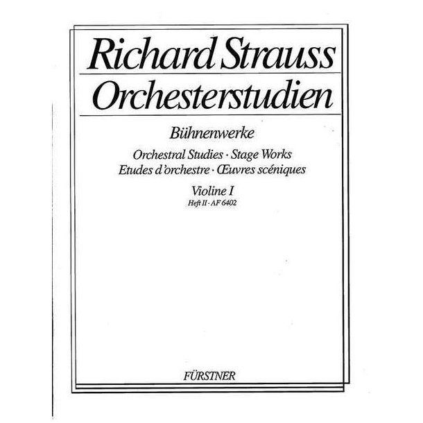 Orchestral Studies: Violin I Band 2 : Feuersnot - Elektra