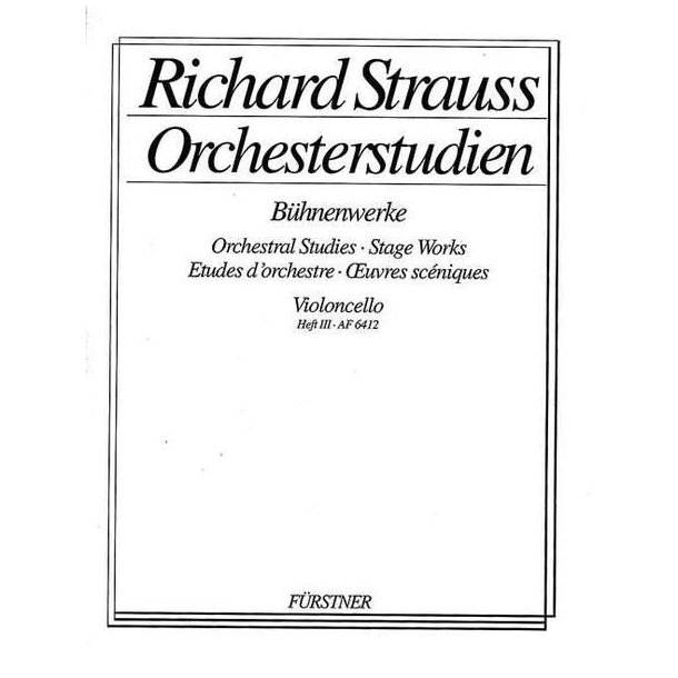 Orchestral Studies: Violoncello Band 3 : Elektra