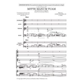 Mitte Manum Tuam : aus The Strathclyde Motets