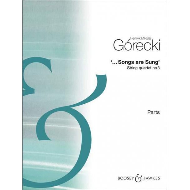 Songs are sung Op. 67 : String Quartet No. 3