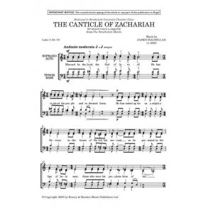 The Canticle of Zachariah : aus The Strathclyde Motets