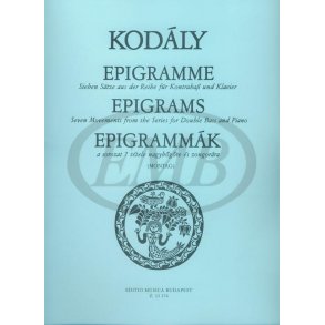 Epigrams : 7 Pieces for Double Bass & Piano