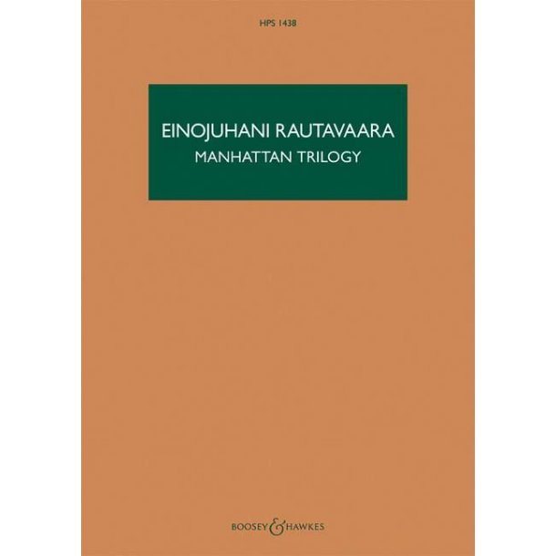 Manhattan Trilogy : Hawkes Pocket Scores