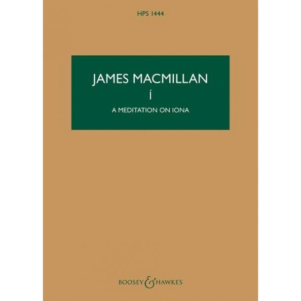 I (A Meditation on Iona) : Hawkes Pocket Scores HPS 1444