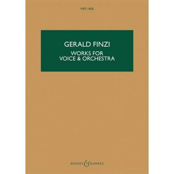 Works for Voice and Orchestra : Hawkes Pocket Scores HPS1456
