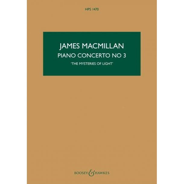 Piano Concerto No.3 - 'The Mysteries of Light' : The Mysteries of Light