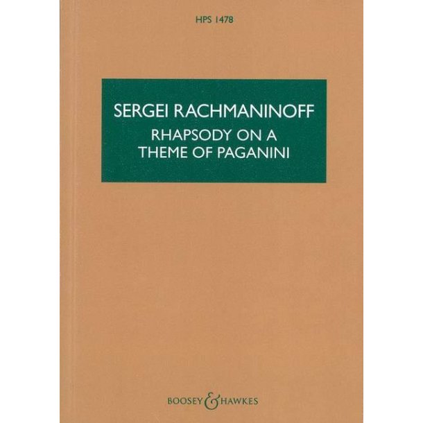 Rhapsodie &uuml;ber ein Thema von Paganini Op. 43 : Japanese Edition