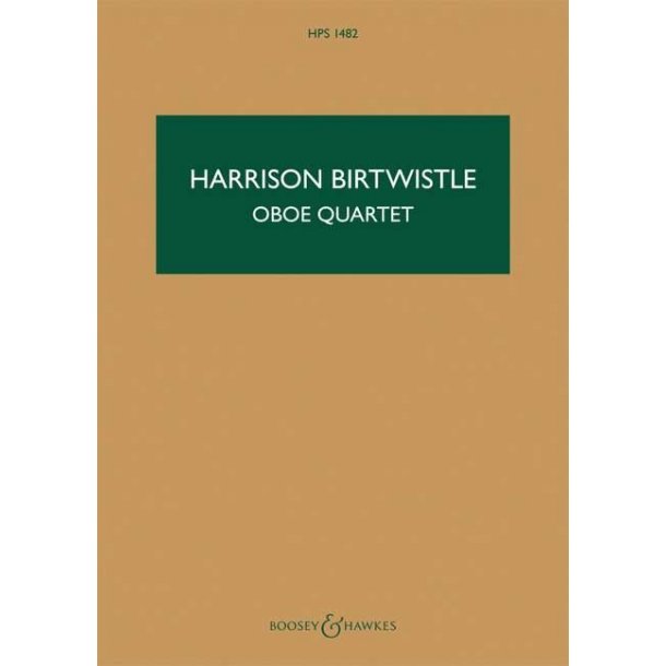 Oboe Quartet : Hawkes Pocket Scores HPS 1482
