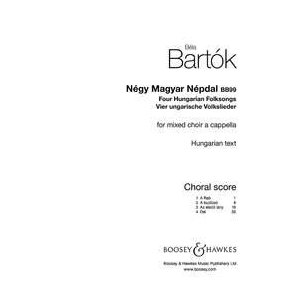 Four Hungarian Folksongs : Négy Magyar Népdal