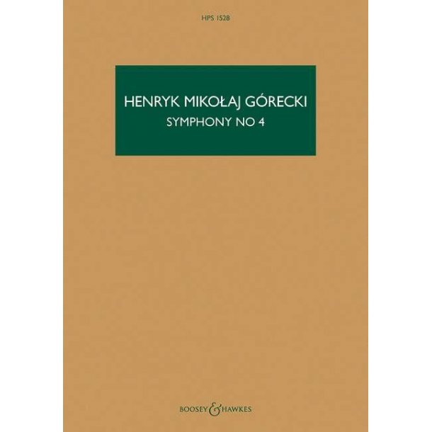Symphony No. 4 : Hawkes Pocket Scores HPS 1528