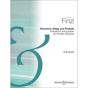 Romance, Elegy and Prelude : Arrangement for string quartet