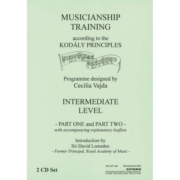Musicianship Training According to Kod&aacute;ly : Intermediate Level - Part One and Two