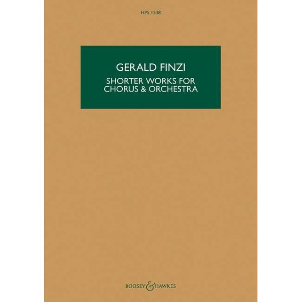Shorter Works For Chorus and Orchestra