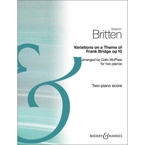 Variations On A Theme Of Frank Bridge Op.10 : Arrangement For Piano Duo