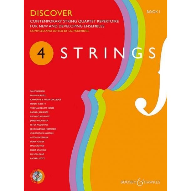 4 Strings - Discover Book 1 : Contemporary String Quartet Repertoire For New and Developing Ensembles
