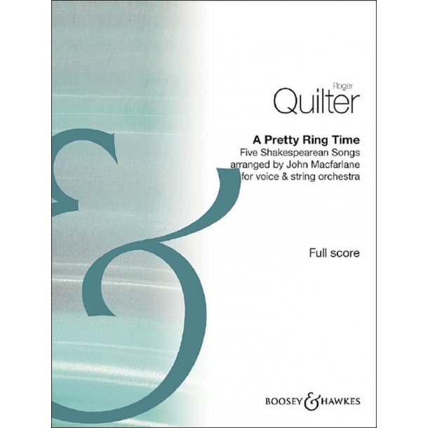 A Pretty Ring Time : Arrangement For Voice and String Orchestra