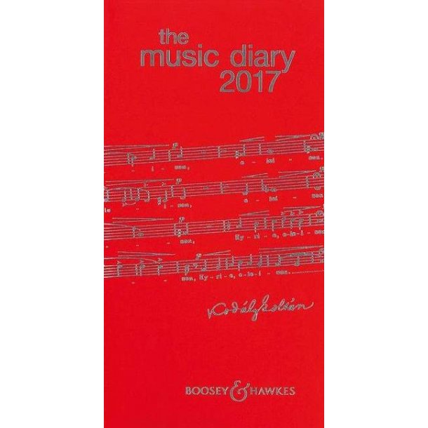 Music Diary 2017 : red (UK)