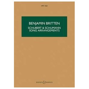 Schubert & Schumann Song Arrangements : Hawkes Pocket Scores HPS 1562