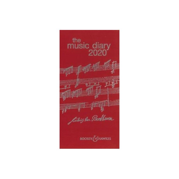 Music Diary 2020 - Red