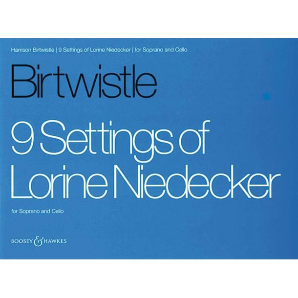 9 Settings of Lorine Niedecker