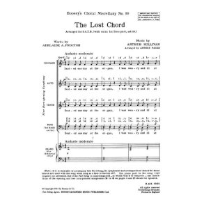 The Lost Chord : Boosey's Choral Miscellany No. 254