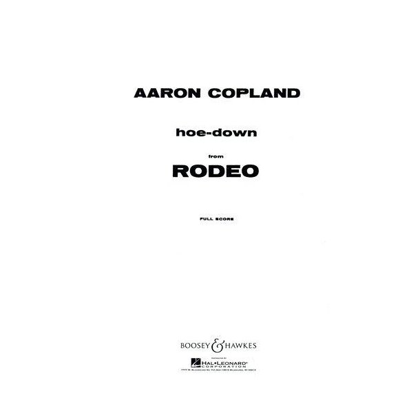 Hoe Down : from Rodeo