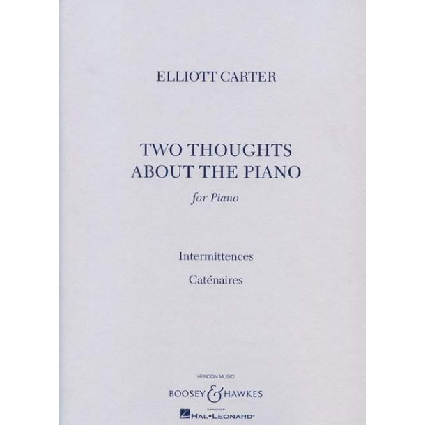 Two Thoughts about the Piano