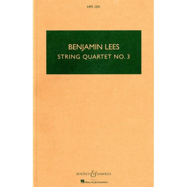 String Quartet No. 3 : Hawkes Pocket Scores