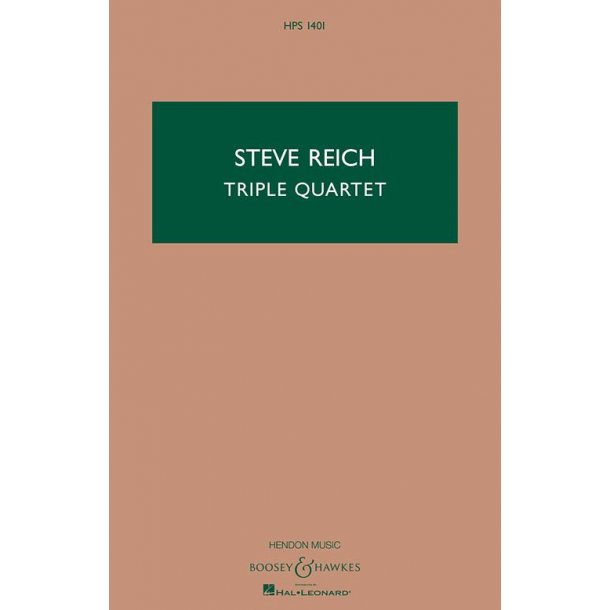 Triple Quartet : Hawkes Pocket Scores HPS 1401-Score Only