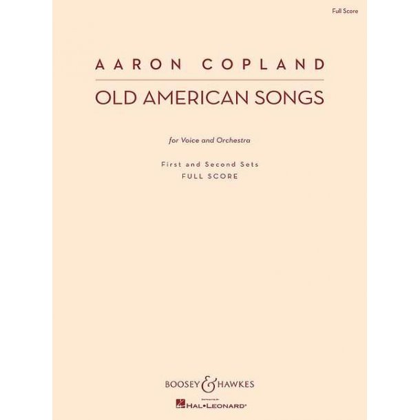 Old American Songs : First and Second Sets