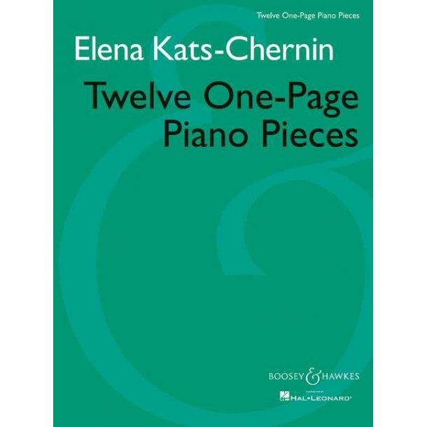 Twelve One-Page Piano Pieces
