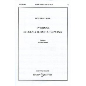 Everyone suddenly burst out singing