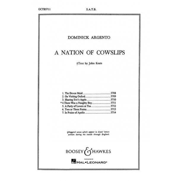 There Was a Naughty Boy : No. 4 from A Nation of Cowslips