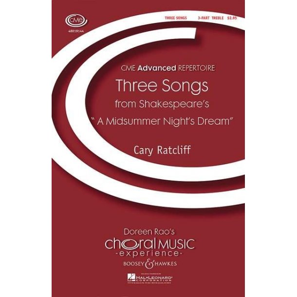 Three Songs : from Shakespeare's 'A Midsummer Night's Dream'