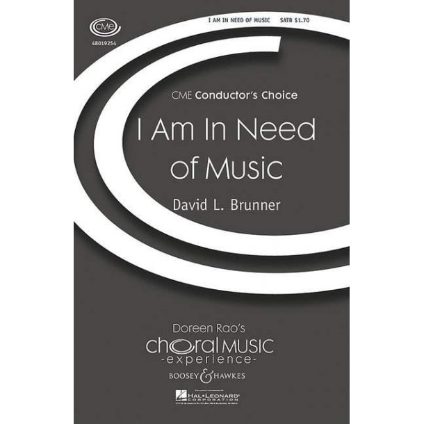 I am in need of music : Choral Music Experience