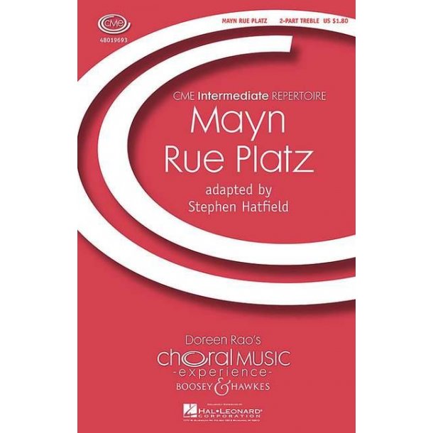 Mayn Rue Platz : Traditional melody