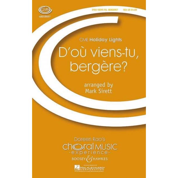 D'o&ugrave; viens-tu, berg&egrave;re?