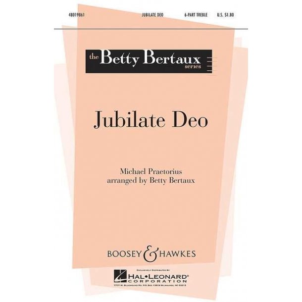 Jubilate Deo : Make a joyful sound to God