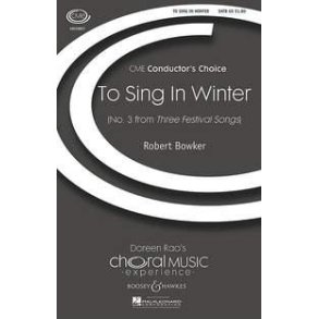 To Sing in Winter : No. 3 from Three Festival Songs