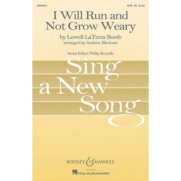 I Will Run and Not Grow Weary