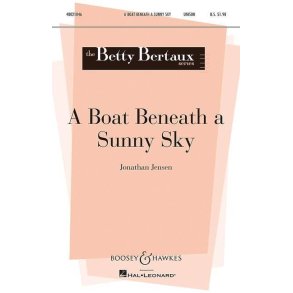 A Boat Beneath a Sunny Sky