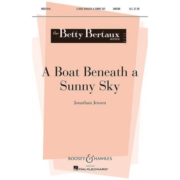 A Boat Beneath a Sunny Sky